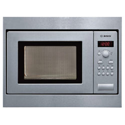 Bosch HMT75M551B Built-In Microwave Oven, Brushed Steel